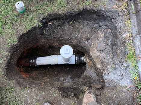 repair sewer line