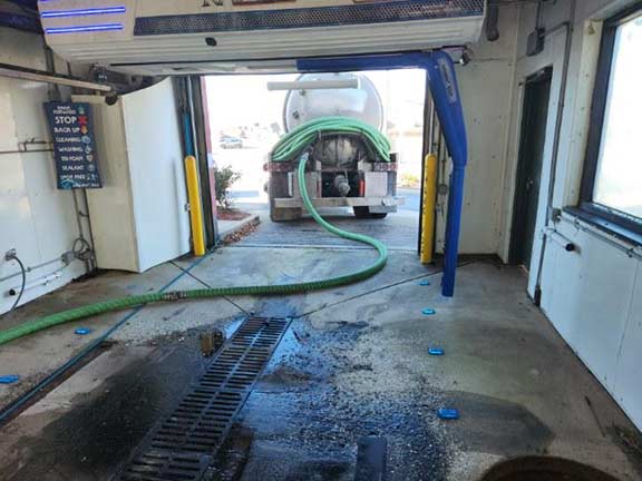 car wash pit cleaning service.