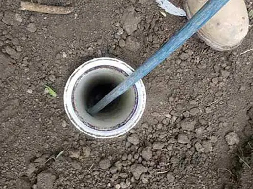 a form of sewer line cleaning known as hydro jetting.