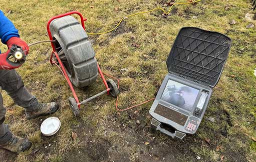 commercial sewer camera inspections.