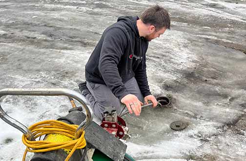 professional drain cleaning service.