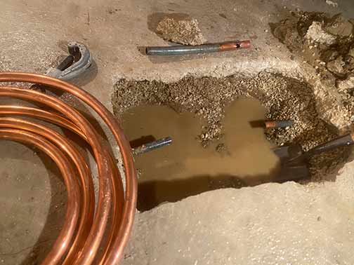 main water line repair