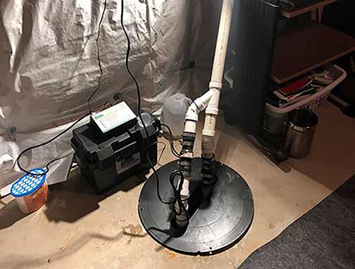 a sump pump installation in des plaines illinois